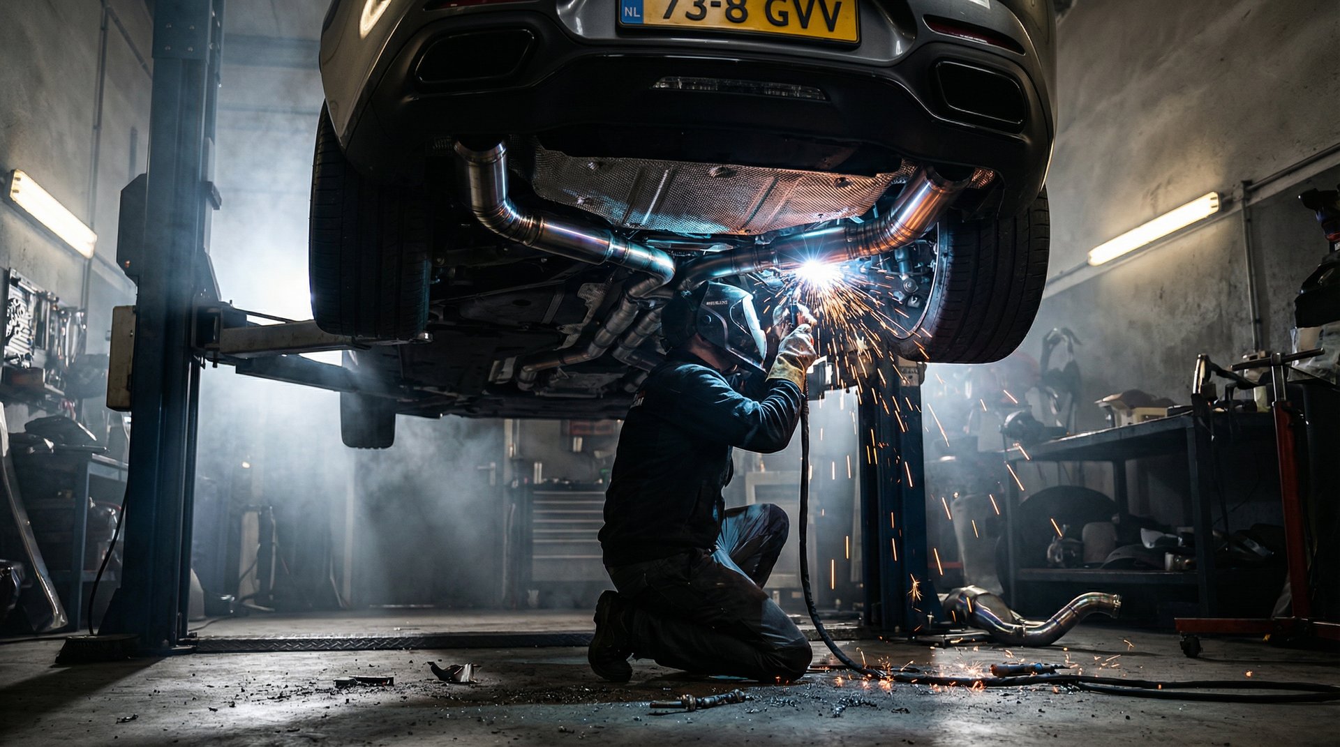 91修车改装视频-排气系统